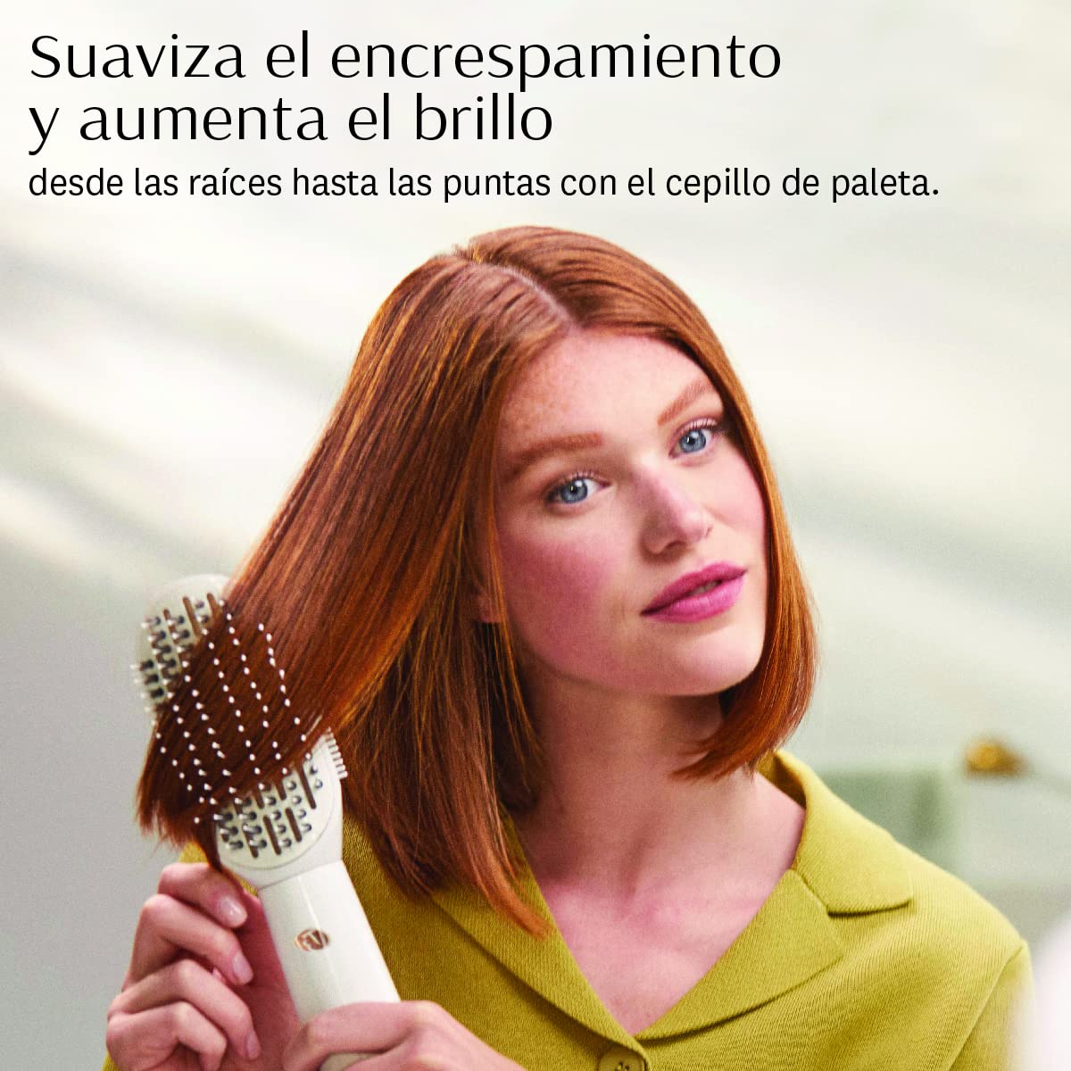 T3 AireBrush Duo con dos accesorios Cepillo de aire caliente con accesorios intercambiables, incluye 15 combinaciones de velocidad y calor, con interruptor para aumentar el volume