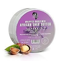 Vista 10 de RA Cosmetics Manteca de Karité Batida Talco para Bebé - 6oz Manteca de Karité Africana 100% Pura y Natural para Hombres y Mujeres - Humectante