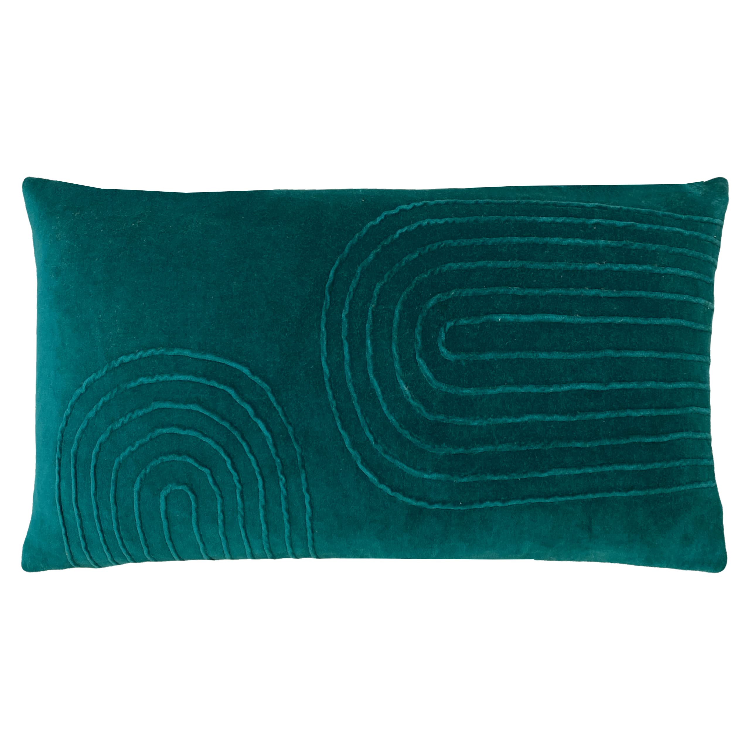 furn. Mangata Cushion Cover, Cotton, Teal,30 x 60 cm