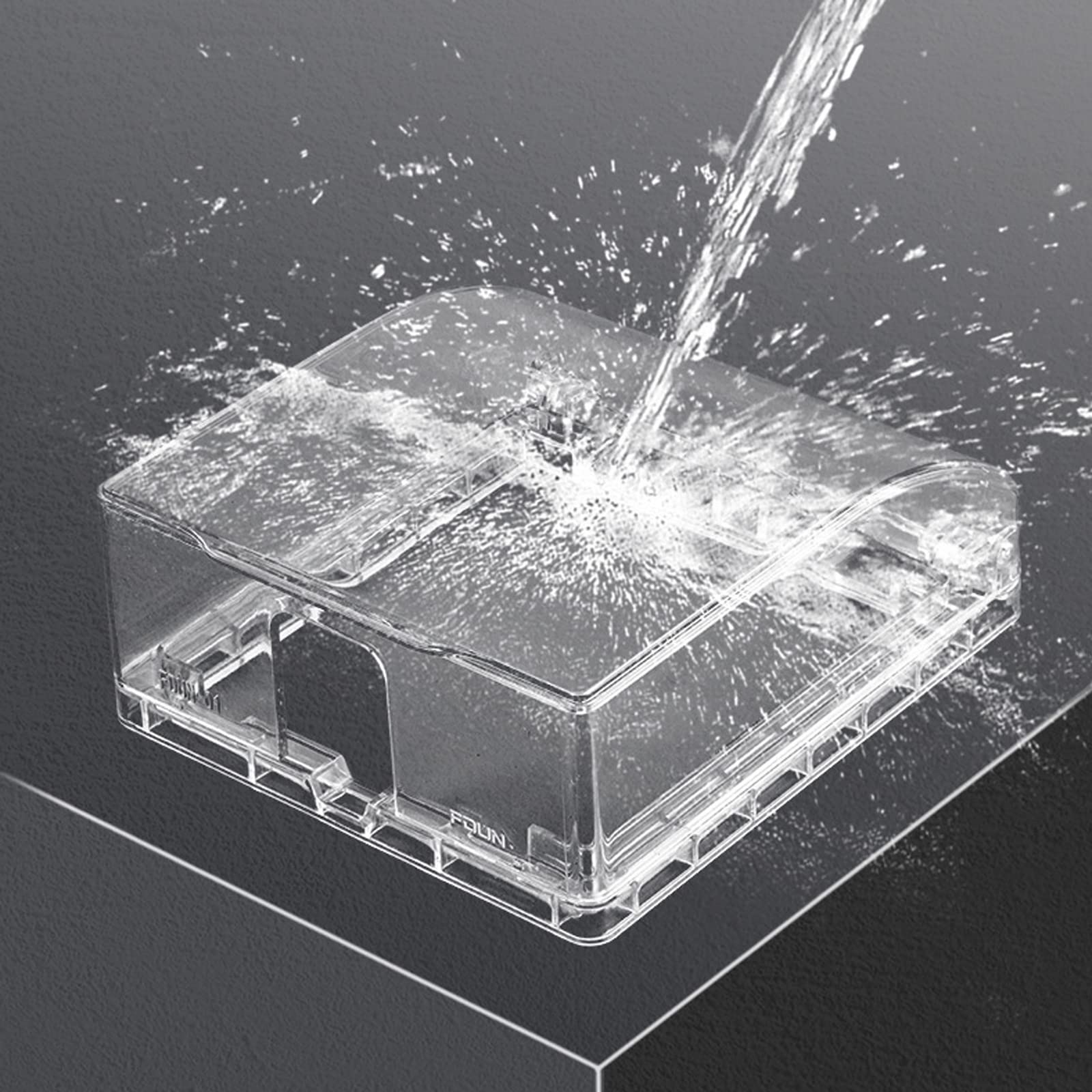Switch Plug Waterproof Box, Transparent Waterproof Socket Box, Transparent Socket Box, Suitable for Bathroom Sockets (Screw Type) - Image 2