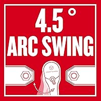 Vista 4 de CRAFTSMAN Trinquete Serie V, accionamiento de 1/4 pulgadas, 80 dientes, cabeza flexible (CMMT86302V)