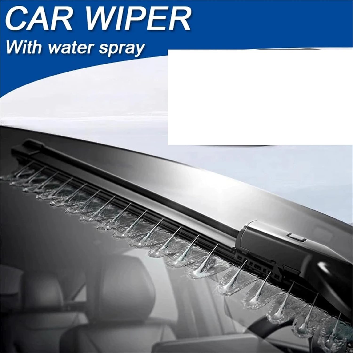 Compatible For BMW IX I20 Front Windshield Wiper Blades With Water Spray (2PCS)(ForBMW IX 22-26)