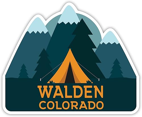 Walden Colorado Souvenir - Imán para nevera de 4 pulgadas