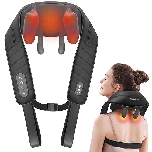 COMFIER Kabelloses Nackenmassagegerät mit Wärme