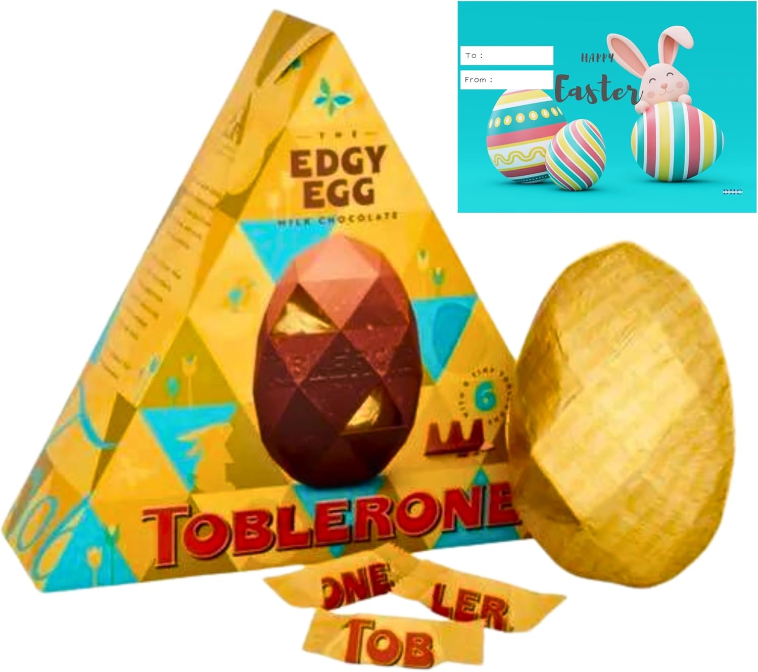 Chocolate Easter Egg 1 X Toblerone The Edgy Egg Milk Chocolate With