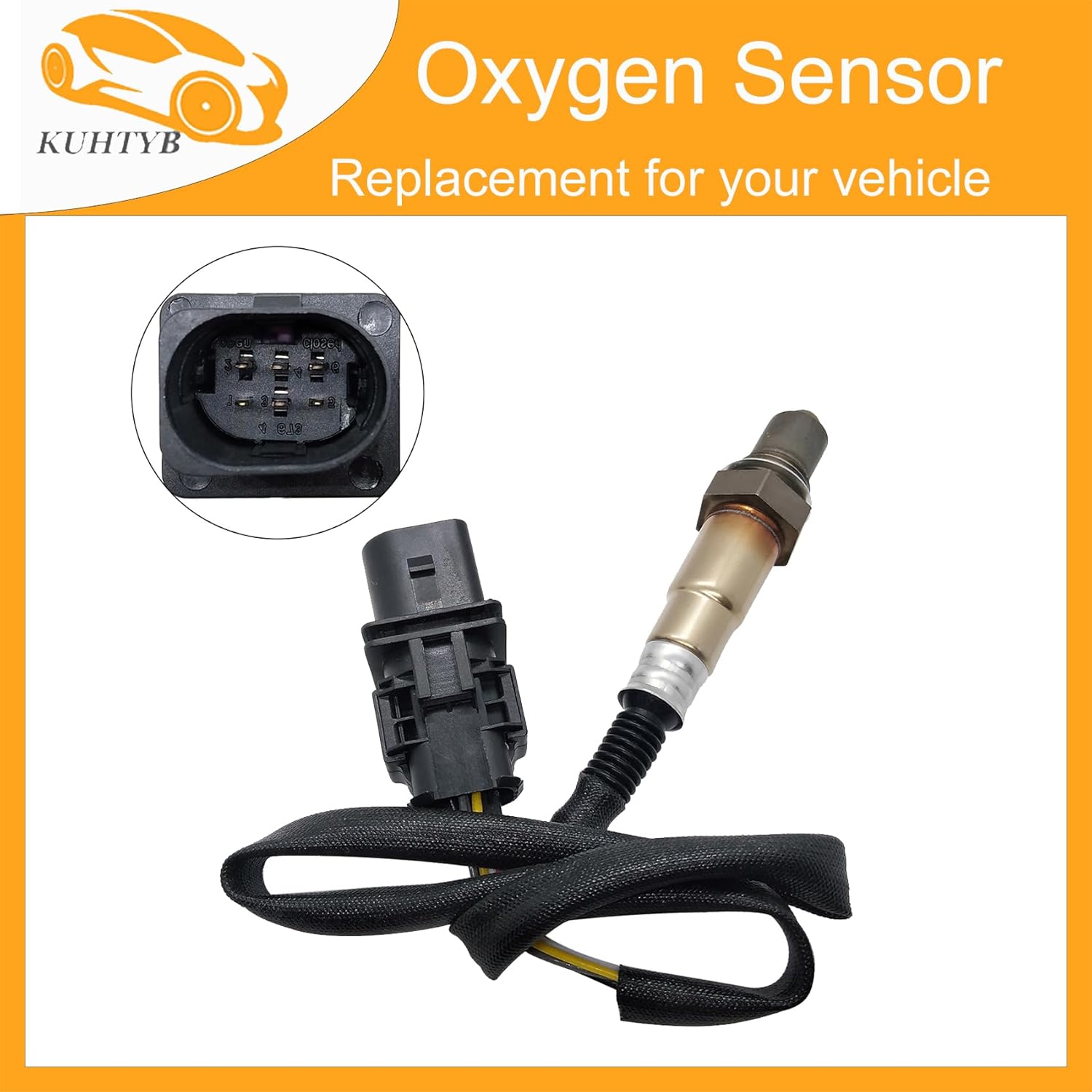 Oxygen Sensor 17148 17169 75-4147 24348 Upstream O2 Sensor Compatible with AUDI 2015 Q3 L4 2L O2 Sensor