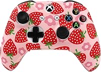 Vista 2 de RALAN - Funda protectora de silicona antideslizante para control de Xbox One, compatible con Xbox 1 inalámbricacon cable, con 2 bonitas tapas