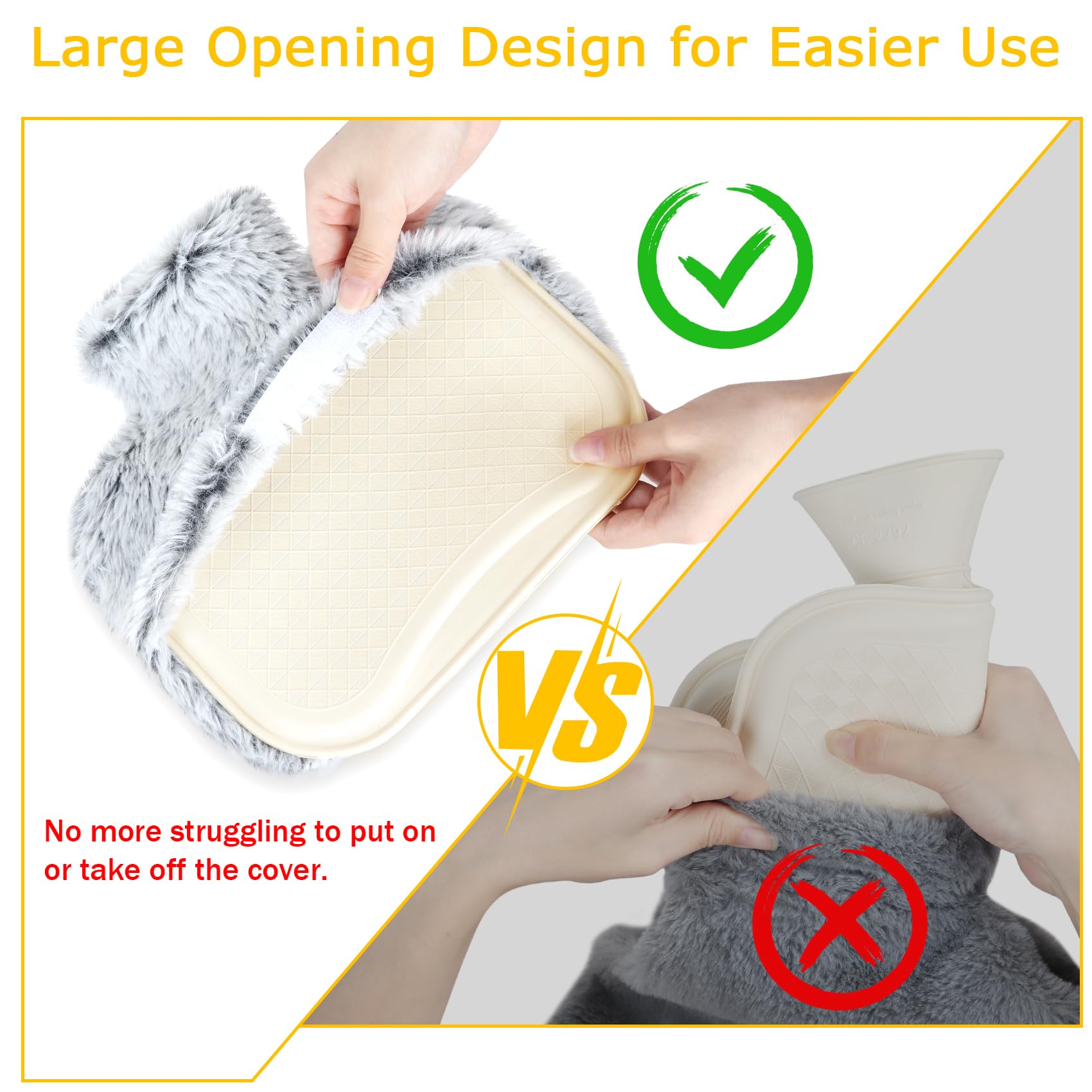 Hot Water Bottle Belt Comforting Wearable Wrap Around Stomach Back Waist Soft UK
