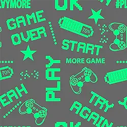 Papel De Parede 5m Adesivo Game Video Quarto Controle Gamer