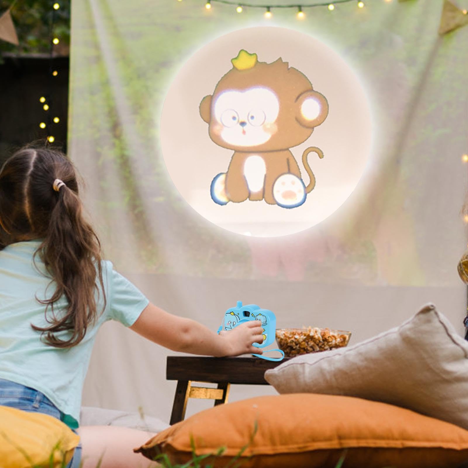 1 Jeu Caméra De Projection Musicale Projecteur De Lumière pour Jouet Projecteur De Diapositives Caméra Lumineux Cognitifs pour Animaux D'éducation Précoce