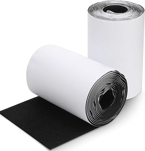 Miniatura 6 de Cinta de gancho y bucle, cinta de velcro de doble cara con tira adhesiva de cierre trasero, rollo de gancho de doble cara, parche de nailon adhesivo