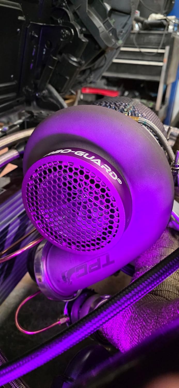 Ultra BILLET Life-time warranty/PREMIUM Turbo Guard screen air filter (Anodized Purple, 4.00" Inch Inlet)