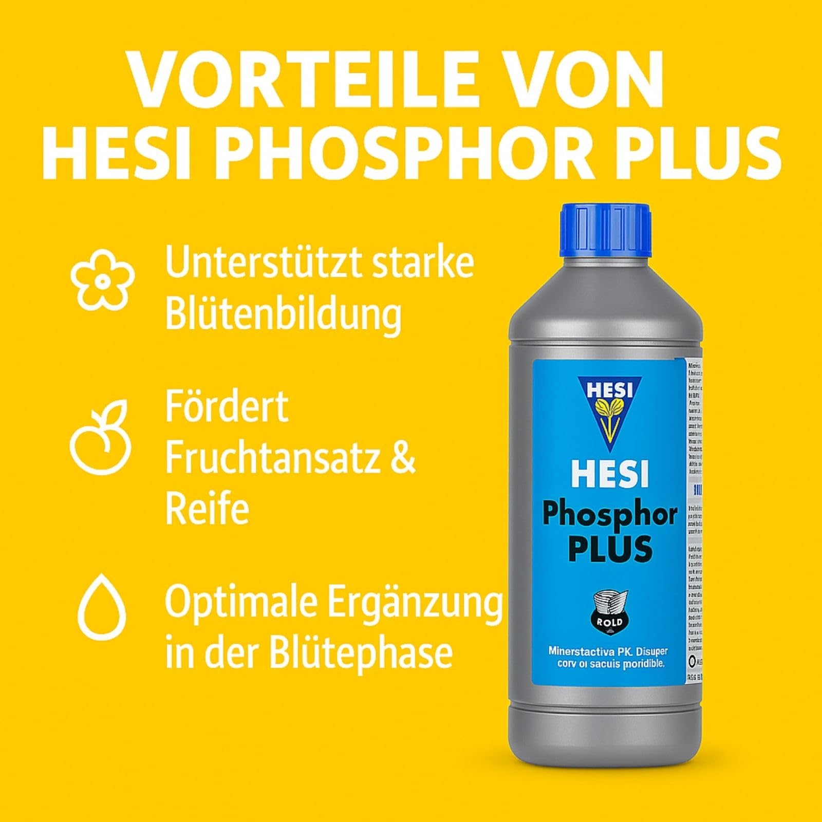 Weedness Hesi Phosphor Plus 20 litrów do fazy kwitnienia – nawóz naturalny nawóz do roślin pokojowych bio płynny organiczny