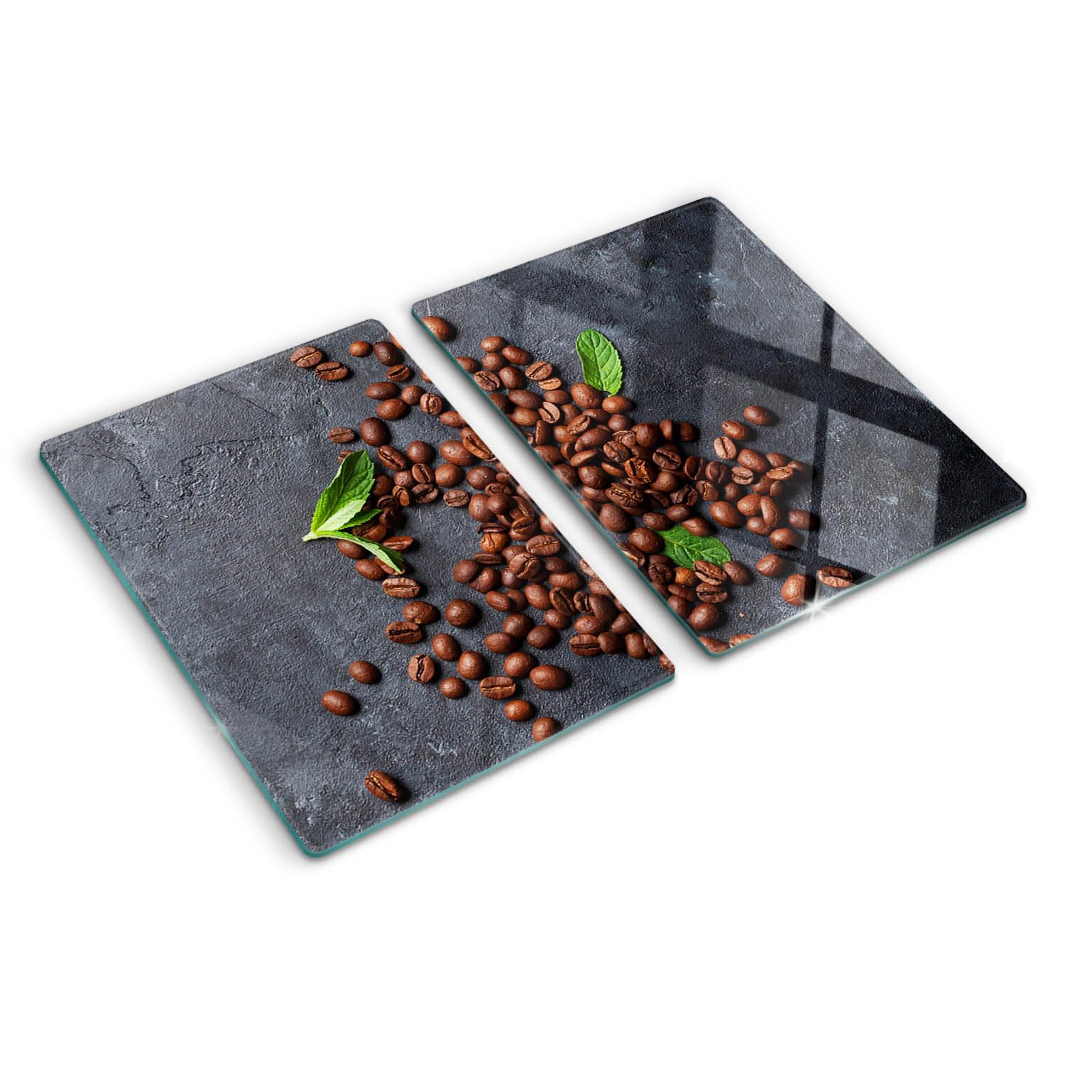 Planche de cuisine en verre antidérapante et protège-plaque grand format 52cm