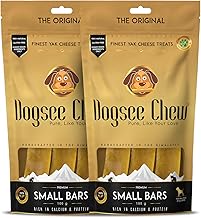 Dogsee Chew Bars for Dogs - Small Bars 100g (Pack of 2) | 100% Natural Yak Chews | Smoke Dried | Long Lasting | Helps Fight Plaque & Tartar | Promotes Healthy Immune System