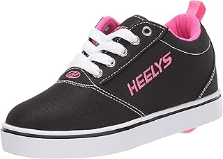 Heelys Girl's GR8 Pro 20 (Little Kid/Big Kid/Adult) Black/White/Pink 13 Little Kid