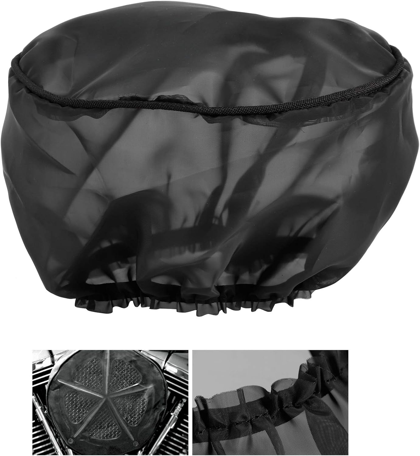 Akozon Cleaner Cover Rain Sock Wrap Motorcycle Accessory Fit for Touring