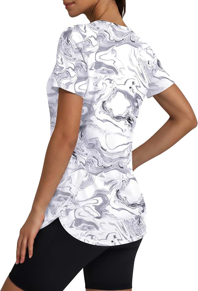LOMON Womens Workout Tops Short Sleeve UPF50+ Sun Protection Shirts Quick Dry Outfits for Gym Pilates... product image