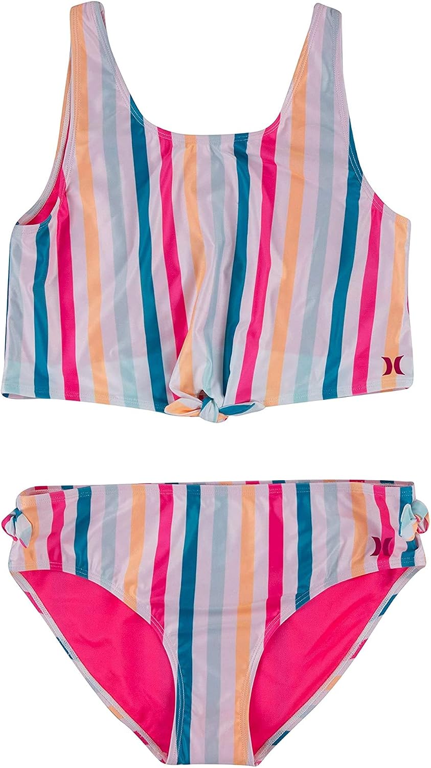 Hurley Girls' 2-Piece Tankini Swim Suit