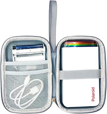 JCHPINE Hard Carrying Case for Polaroid Hi-Print 9046 Bluetooth Connected 2x3 Pocket Photo Printer, Travel Case Storage for Hi-Print and 2x3 Paper Cartridge