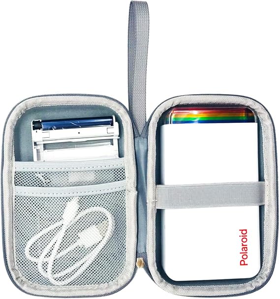 JCHPINE Hard Carrying Case for Polaroid Hi-Print 9046 Bluetooth Connected 2x3 Pocket Photo Printer, Travel Case Storage for Hi-Print and 2x3 Paper Cartridge
