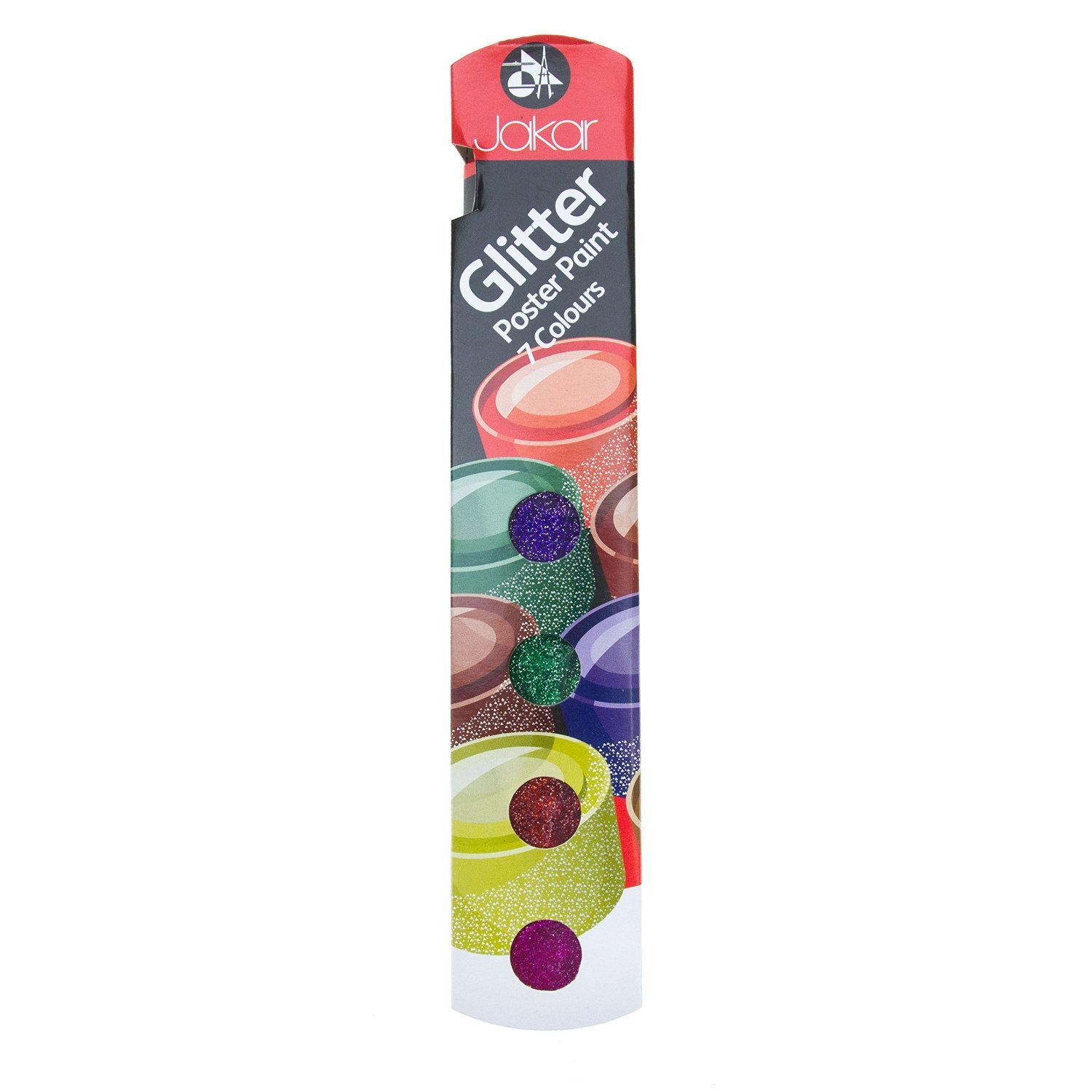 Jakar Glitter Poster Paint - 7 Pots