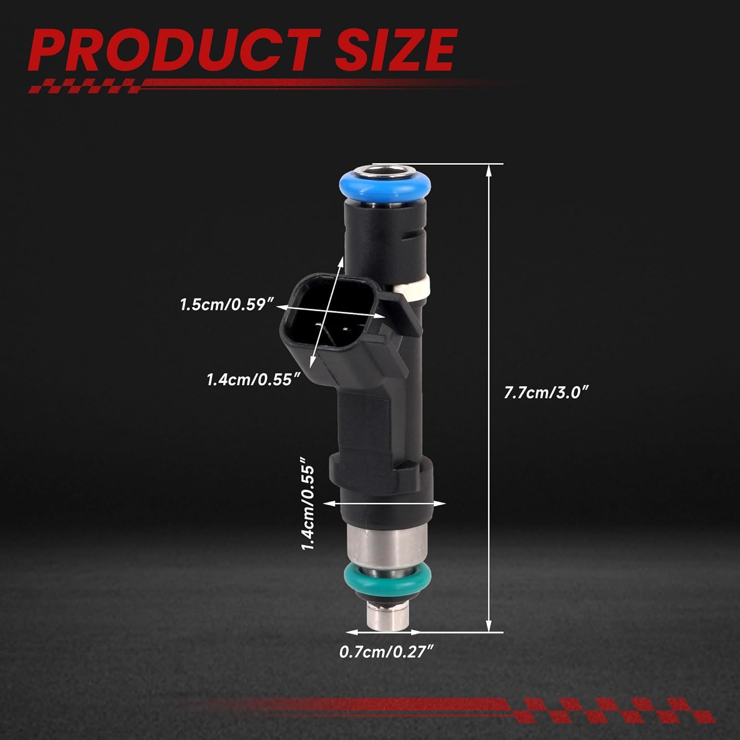 Fuel Injectors for-Ford Escape Fusion Transit Connect, for-Lincoln MKZ, for-Mazda Tribute, for-Mercury Mariner Milan, Inyectores OE Replacement 0280158162 FJ999, 4PCS