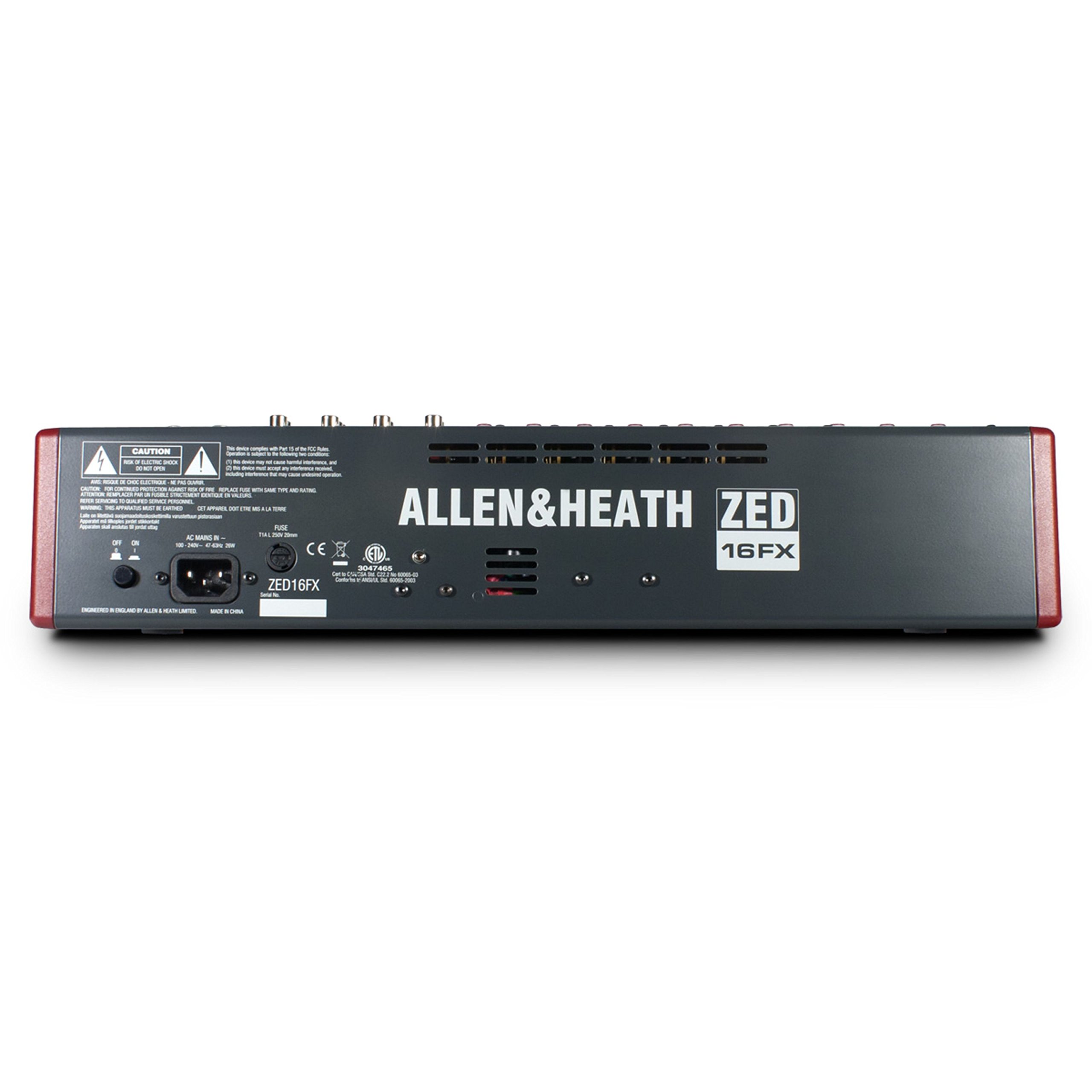 Amazon | ALLEN&HEATH ミキサー ZED-16FX | ミキサー | 楽器・音響機器