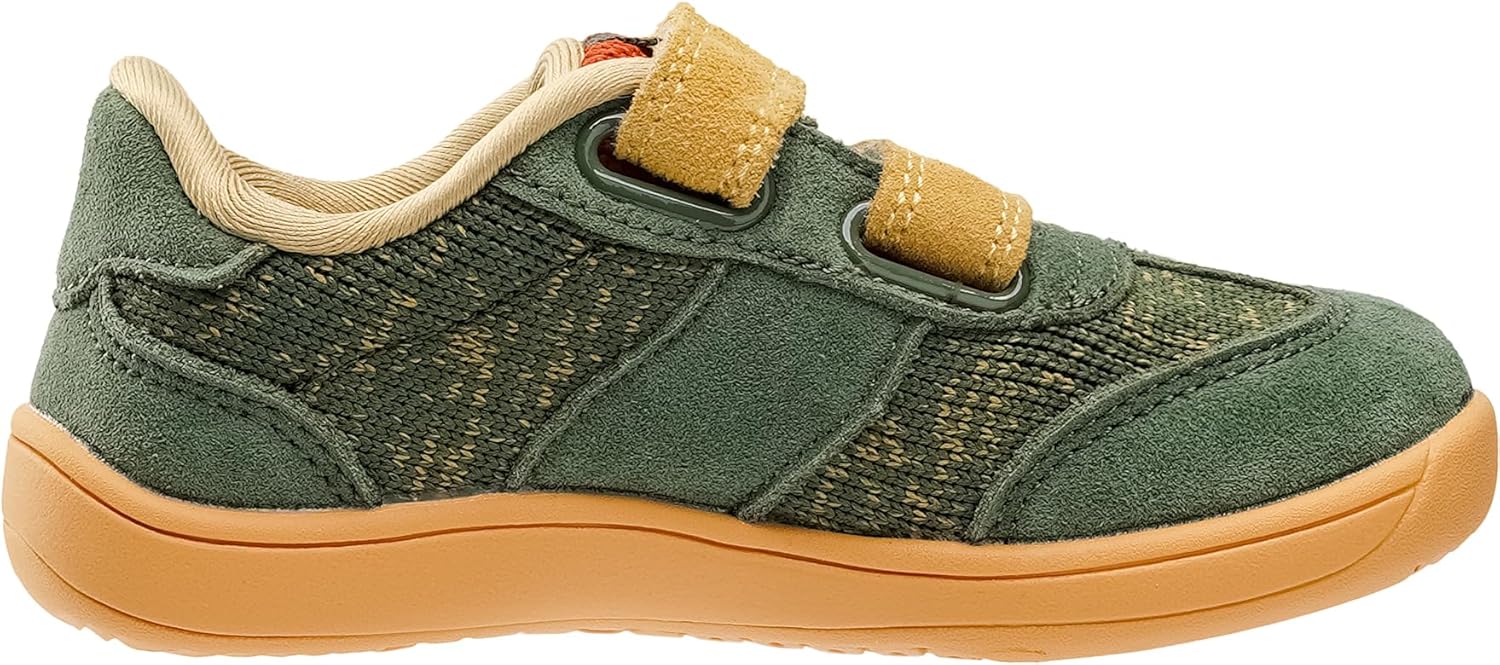 Joomra Toddler/Little Kid Wide Barefoot Shoes | Splay Naturally Minimalist Sneakers for Boys Girls | Durable Adjustable Strap