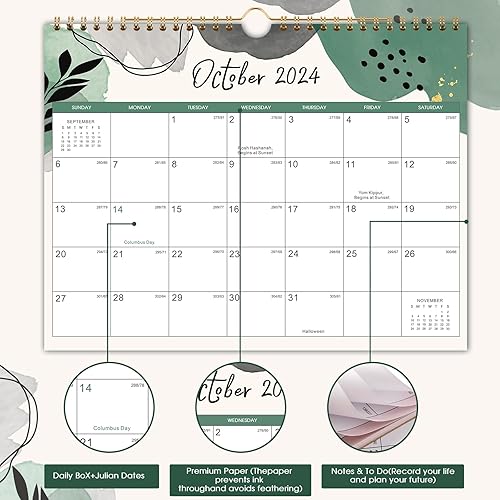 Miniatura 4 de Calendario 2024-2025  Calendario de pared, marzo 2024  agosto 2025, 8.5 x 11 pulgadas, calendario mensual de 18 meses 2024-2025, calendario de pared