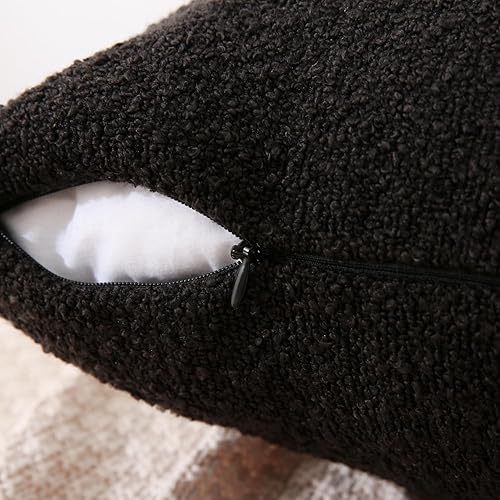 Miniatura 3 de Artcest Juego de 2 fundas decorativas para cojín lumbar, glamorosas y cómodas fundas de cojín texturizadas para sofá, cama y sala de estar, 12 x 20