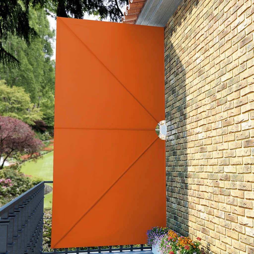 Tidyard Balkon-Sichtschutz 90x600 Cm – Wasserdichtes Oxford-Gewebe, Rot, Mit Seil & Ösen