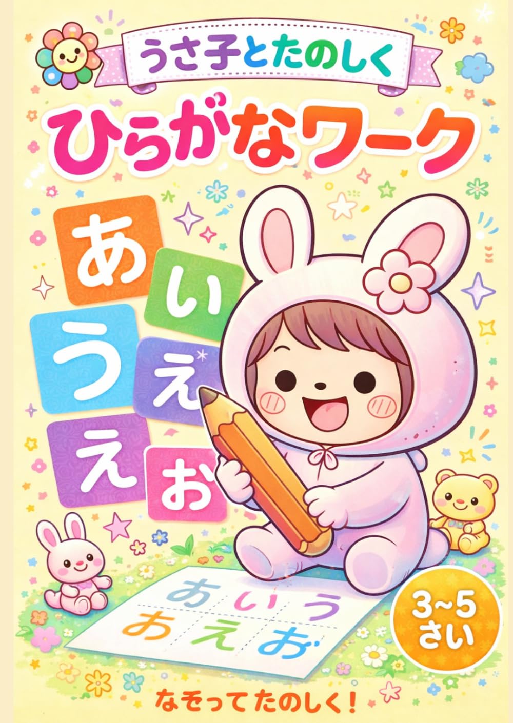 うさ子とたのしく　ひらがなワーク