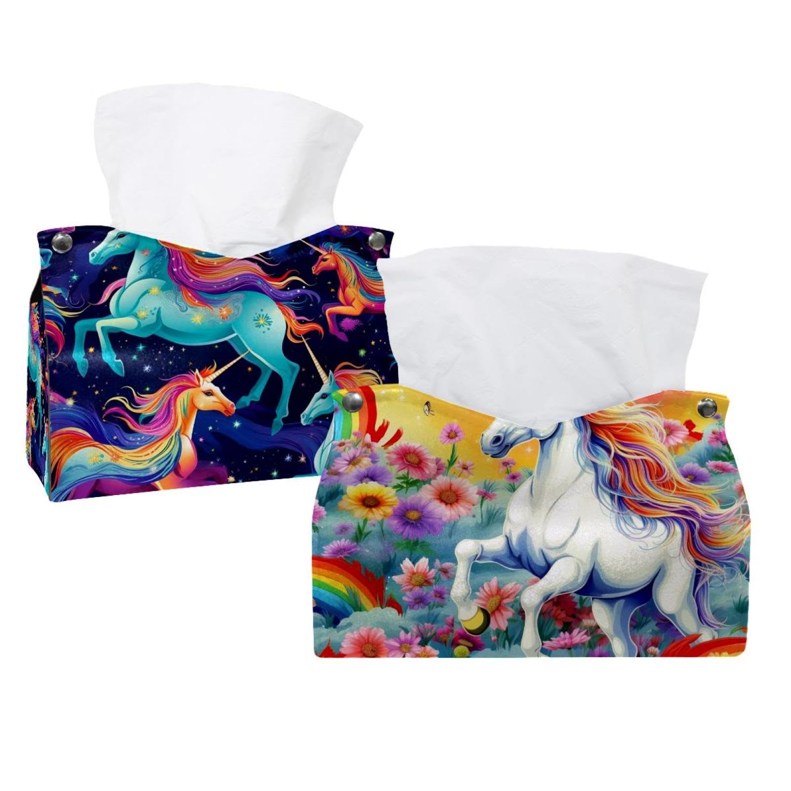 Boîte à mouchoirs licorne pour chambre d'enfant et table de chevet
