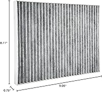 Vista 8 de KAX CF10709 - Filtro de aire de cabina con carbón activado, repuesto para modelos Hyundai y Kia, Accent, Genesis Coupe, Tucson, Veloster, Forte