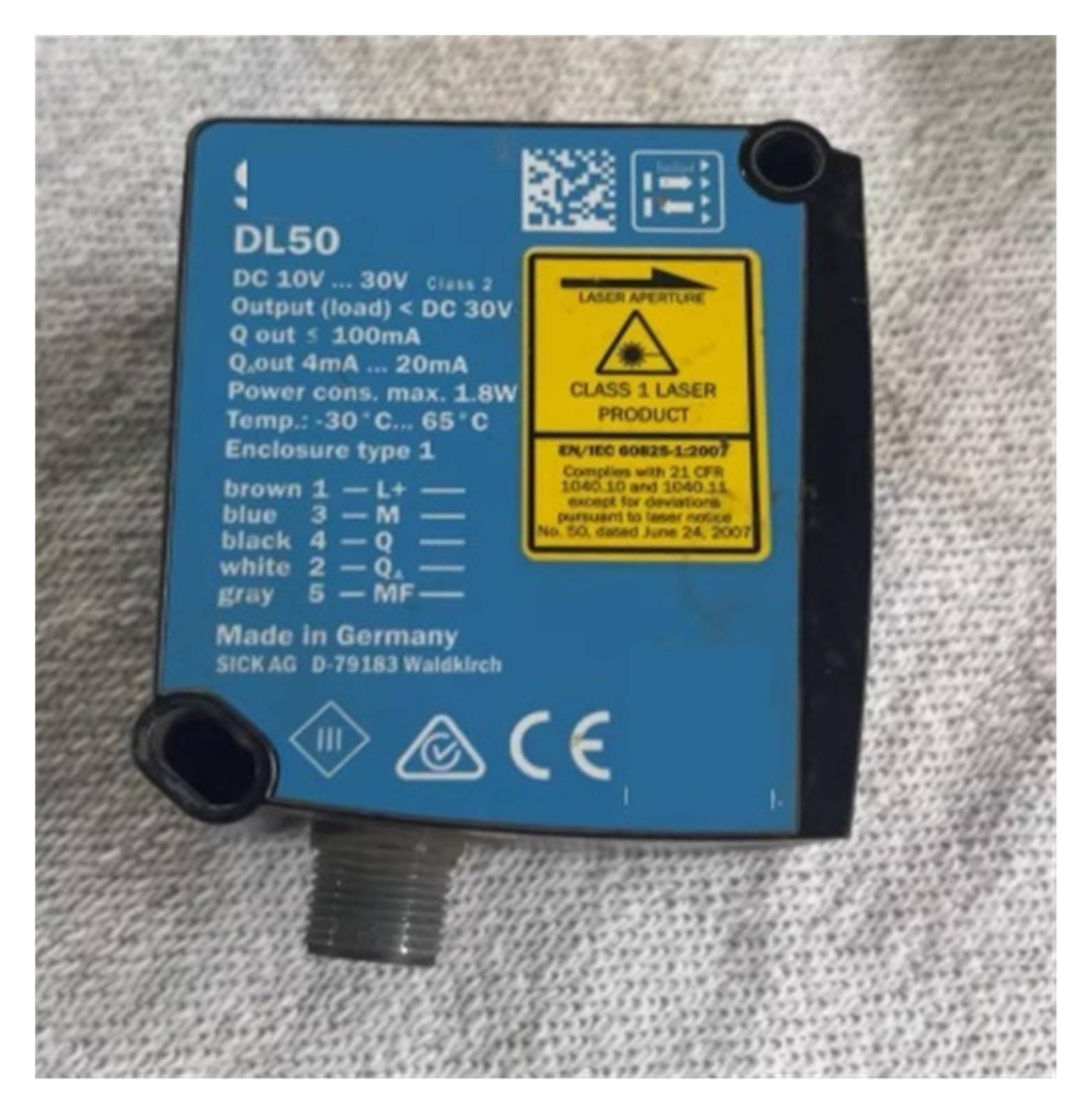 Capteur de distance Capteur De Distance DL50-P1123 Capteur de distance