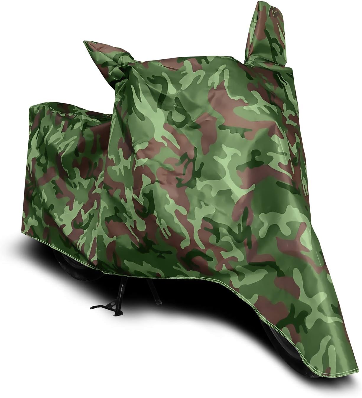 XAFO - Bike Cover Compatible with YZF-R15 V2 New BS6 Water Resistant - Dust Proof - Full Bike Scooty Two Wheeler Body Cover for Bike Cover Compatible with YZF-R15 V2 (Green Multijungle)