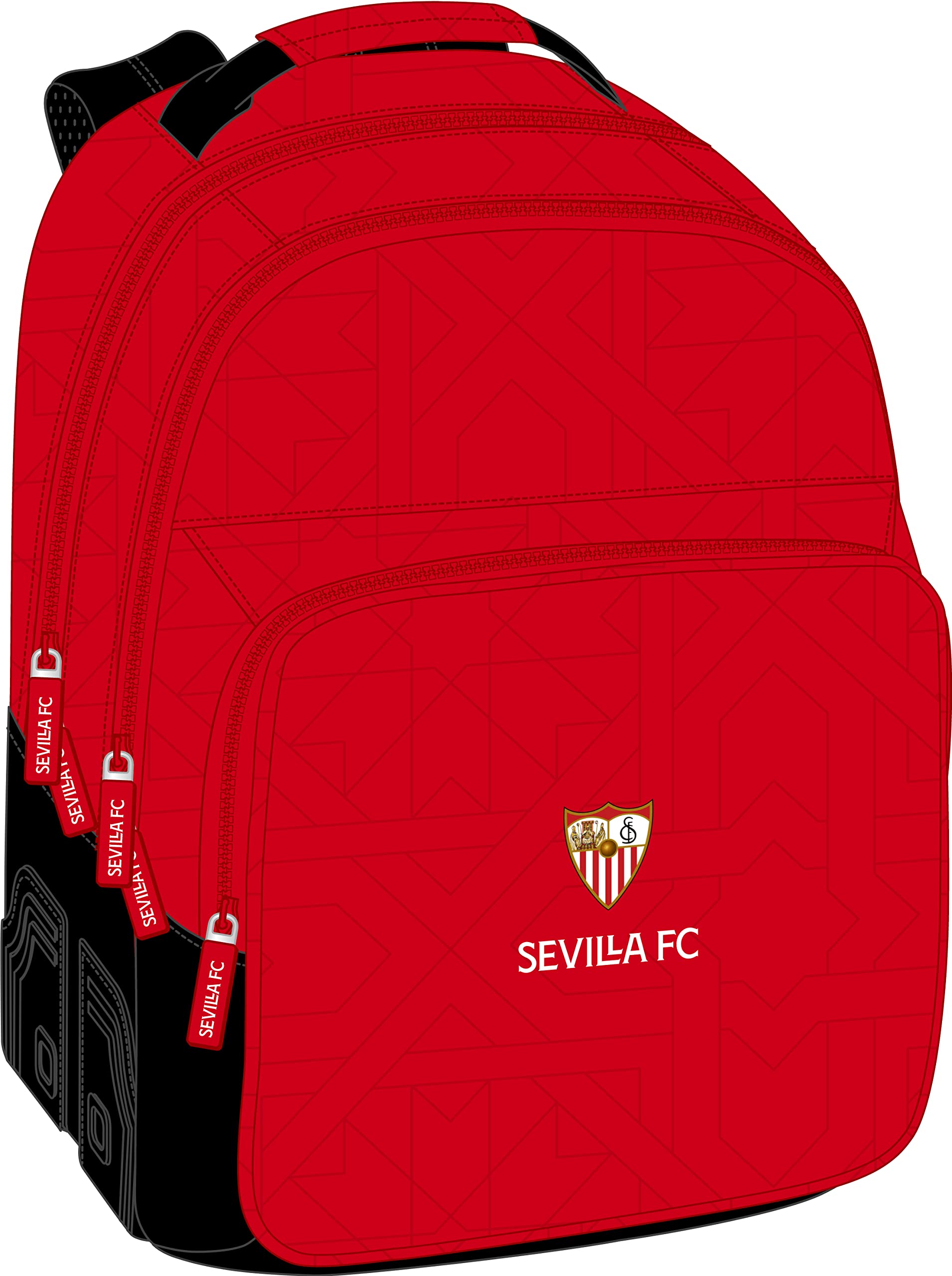 Safta MOCHILA DOBLE ADAPT.CARRO SEVILLA FC