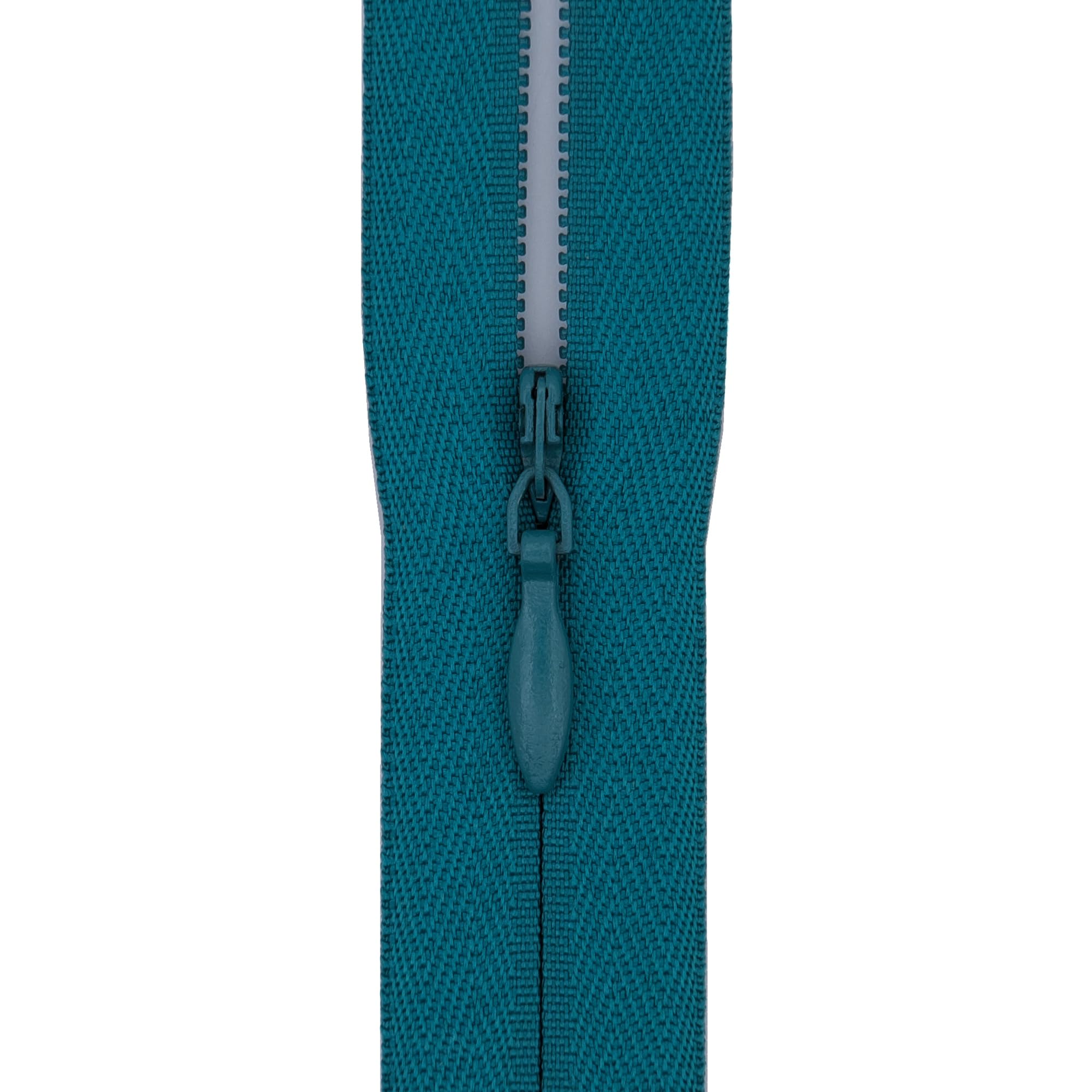 #3 Invisible Zip 20 Inch (51cm) –with Woven Tape for Gowns, Floor Cushions & Upholstery - Professional Hidden Nylon Zips for Dressmaking & Soft Furnishings - 5 Zips (Deep Teal)