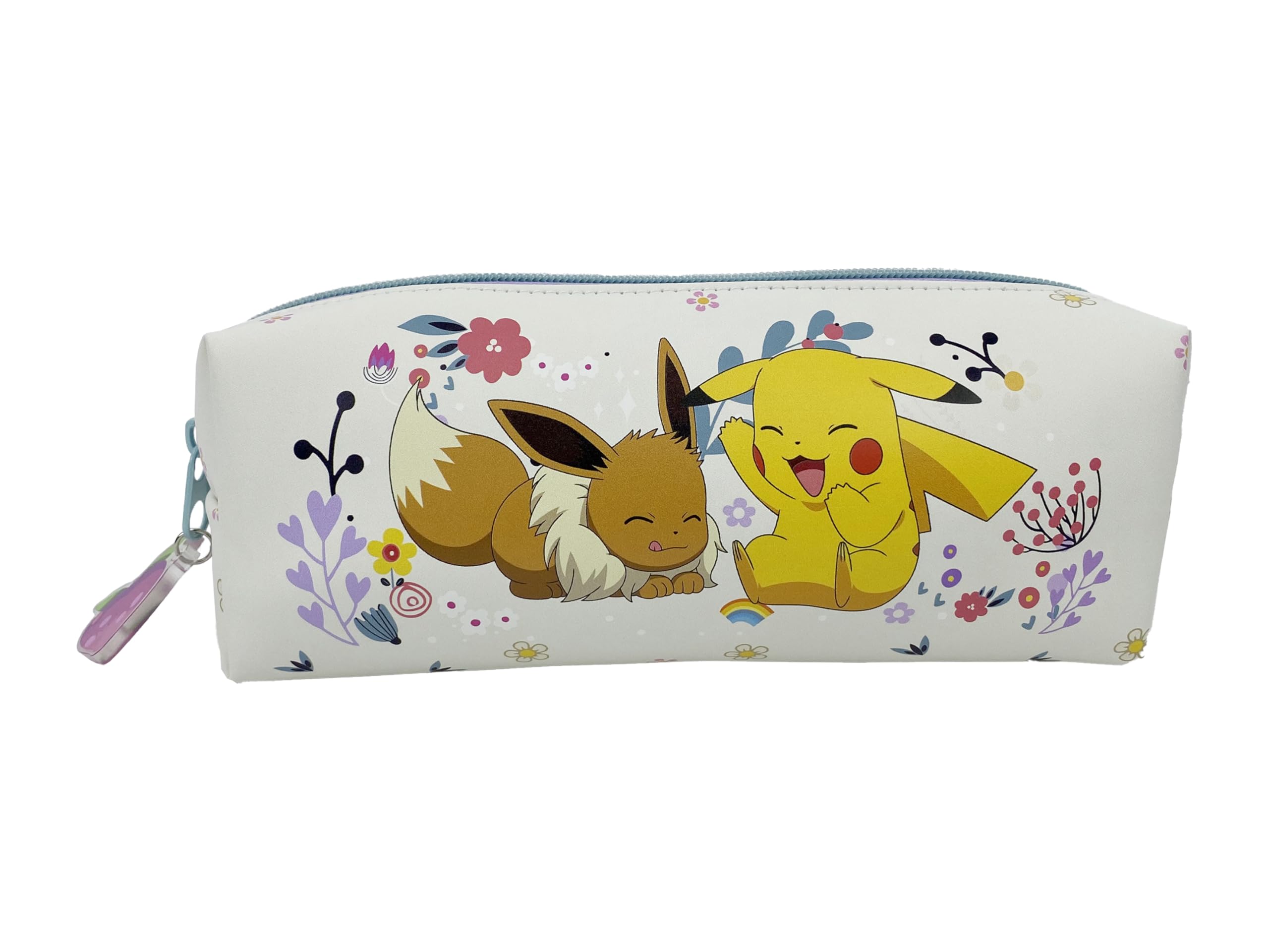 CyP Brands Pokemon Piórnik Etui na przybory szkolne Artykuły pa kolekcja kwiatów, kremowy kolor, oficjalny produkt, Kremowy, Estandar, zwykły
