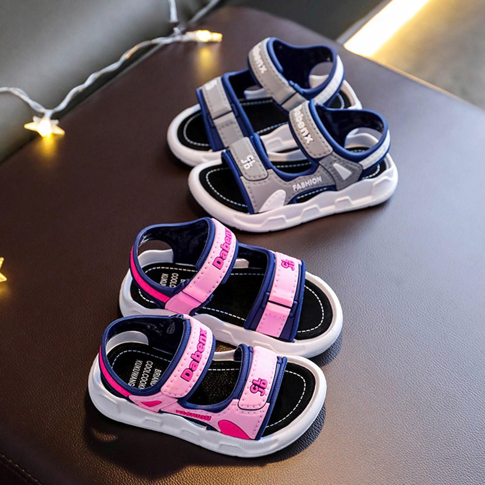 YHQZNLXQ Generisch Sandalias para niñas y jóvenes con Correas Ajustables, cómodas Sandalias de Verano al Aire Libre