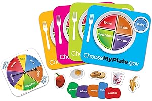 Learning Resources Healthy Helpings A MyPlate Game, 10 x 10 in