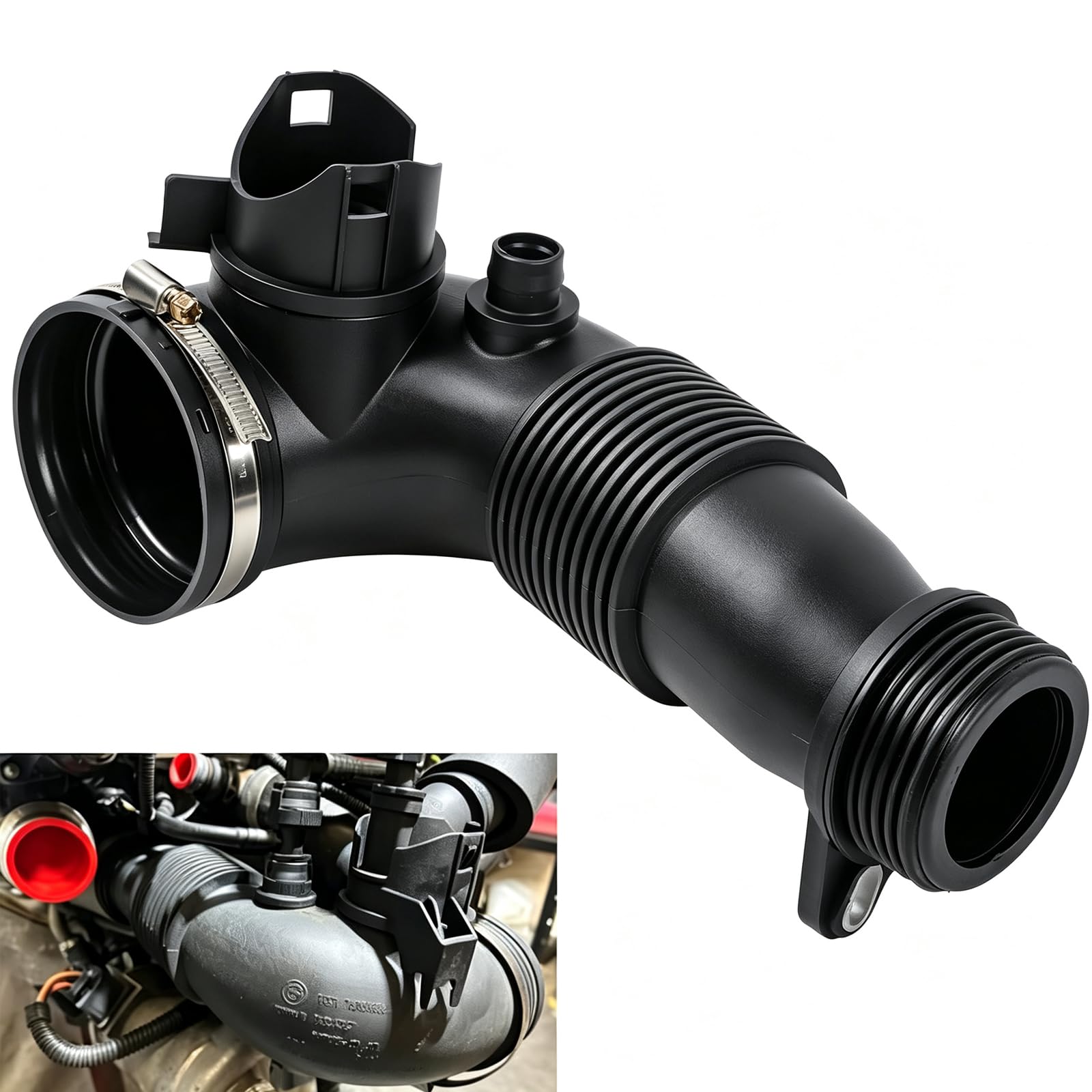 Amazon.com: Dtomi 13717605638 Engine Air Intake Hose for BMW 2012