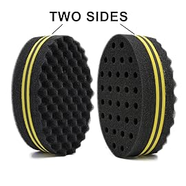 4 Pcs Varied Small Hair Twist Sponge Brush For Dreads Locking Twist Afro Curl Coil Wave Hair Care Tool (Blend)