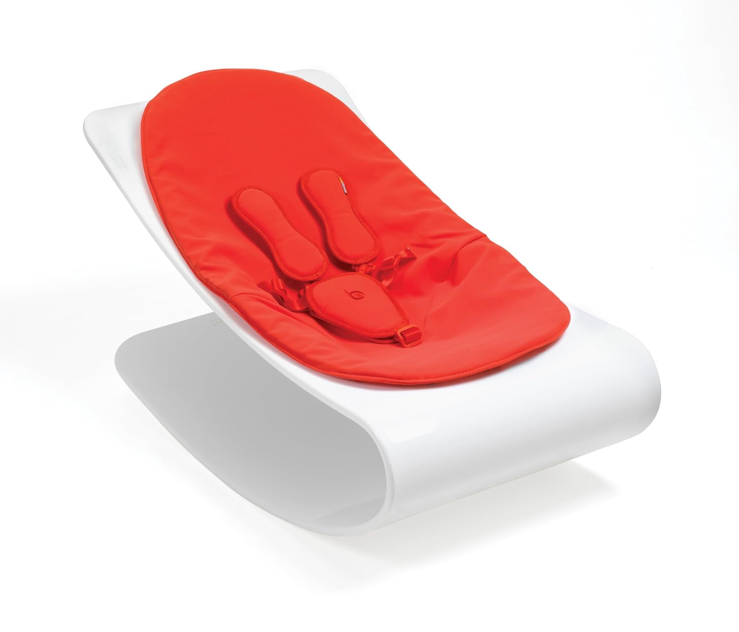 Bloom Coco Plexistyle Baby Lounger with Seat Pad, White