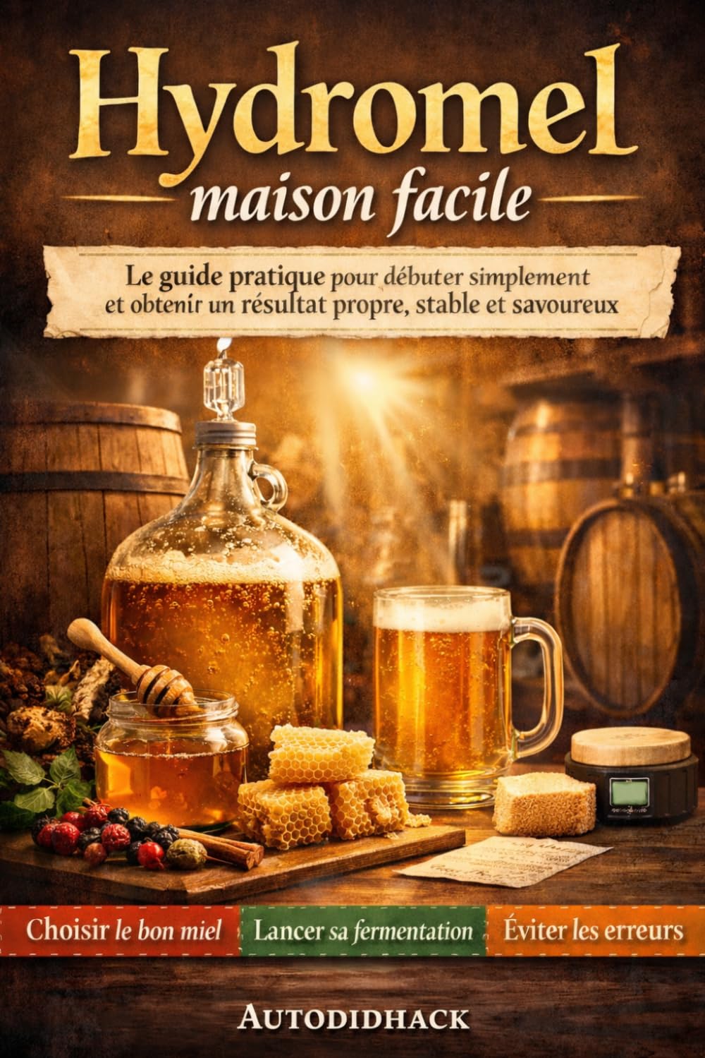 Hydromel maison facile: Le guide pratique pour débuter simplement et obtenir un résultat propre, stable et savoureux