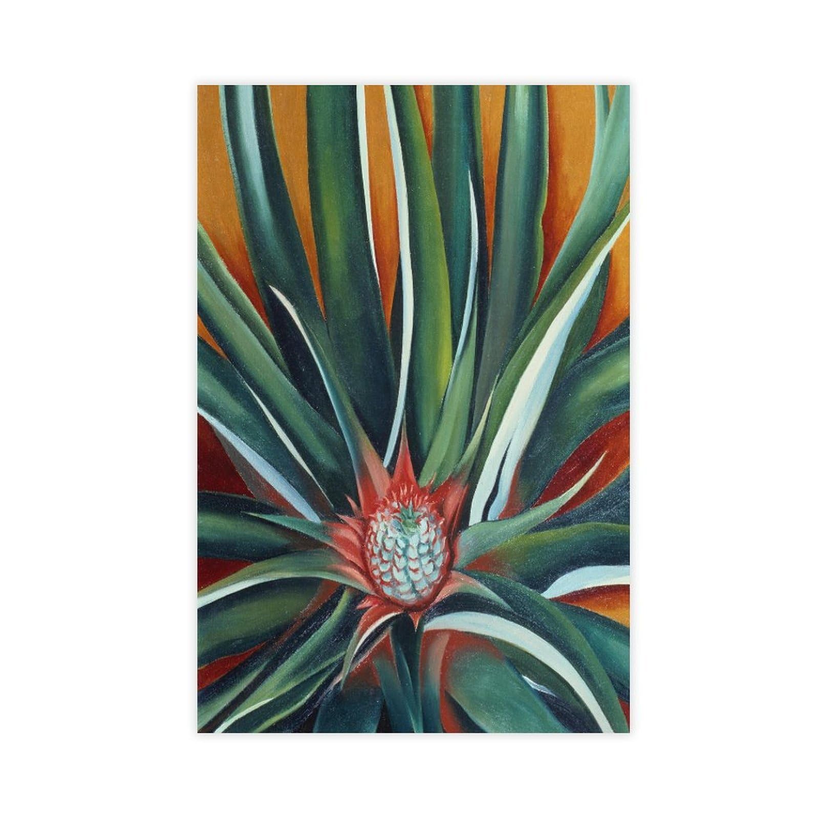 WCYB Pineapple Bud by Georgia O'Keeffe Posters Prints Canvas Deco Paintings Wall Art Unframe 20" L X 30" W