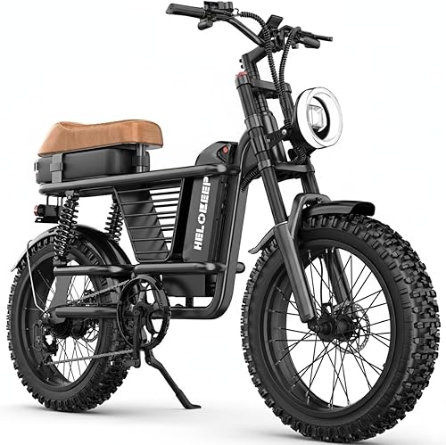 Electric Bike for Adults, 1500W-4000W Peak Fat Tire Ebike, UL2849 Certified Full Suspension All Terrain E-Bike, Removable Battery Off-Road & Commuter Electric Bicycle