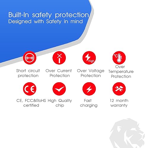 Miniatura 5 de LIONX Reemplazo de batería para altavoz de audio Nyne Fit Modelo Vibe Número de pieza Nyne INR18650 2S1P CS-NNV100SL 2600mAh  19.24Wh 7.4v Color