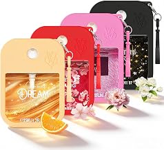 Woman Eau de Toilette,4-Pack Gift Set, Travel Size 35 ml Each,Fruity Floral Wooden Perfume with Cherry blossoms,Mandarin orange,Jasmine,Sandalwood| Fine Fragrance Mists, Birthday gift for girls